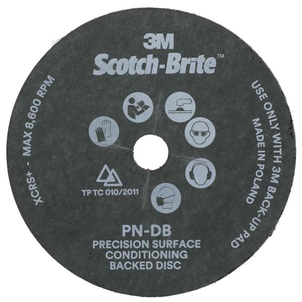 Scotch-Brite™ Langlebige Präzisions-Vliesscheibe zur Oberflächenbearbeitung, PN-DB, Extra Coarse, 178 mm x 22.23 mm, 10 ea/Case